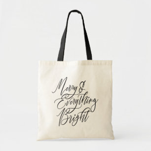 Vrolijk en Alles Helder Kerstmis Tote Bag
