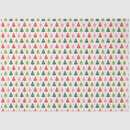 Vrolijk en bedwelmd kerstfeest tissuepapier (Voorkant)