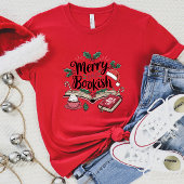 Vrolijk en Bookish Kerst T-shirt