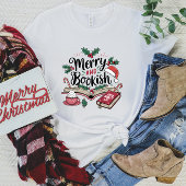 Vrolijk en Bookish Kerst T-shirt