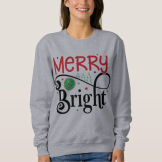 Vrolijk en Bright Tree Kerstmis vrouwen Sweatshirt