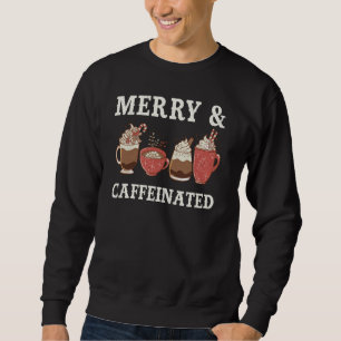 Vrolijk en cafeïnehoudende Schattigee Christmas Fu Trui