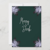 Vrolijk en donker feestdagenkaart (Voorkant)