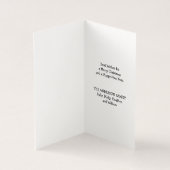 Vrolijk en gelukkig sneeuwman kaart (Binnen)