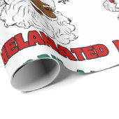 Vrolijk en gemelaniseerd kerstinpakpapier cadeaupapier (Rol Hoek)