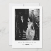 Vrolijk en getrouwd Foto Christmas Kaart (Achterkant)