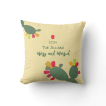 vrolijk en getrouwd kleurrijke woestijn