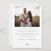 Vrolijk en getrouwd Pas getrouwd bruiloft overlay Feestdagenkaart (Achterkant)