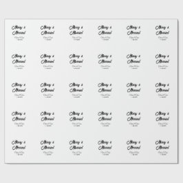 Vrolijk en getrouwd stel toevoegen Naam datum vaka Cadeaupapier