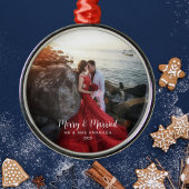 Vrolijk en getrouwd Tijdloos & Classic Passen getr Metalen Ornament