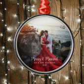 Vrolijk en getrouwd Tijdloos & Classic Passen getr Metalen Ornament