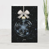 Vrolijk en gezegend kerstfeest feestdagen kaart (Achterkant)