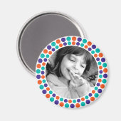 Vrolijk en helder 2010 Vakantie Foto Magneet (Voorkant / Achterkant)