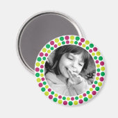 Vrolijk en helder 2010 Vakantie Foto Magneet (Voorkant / Achterkant)