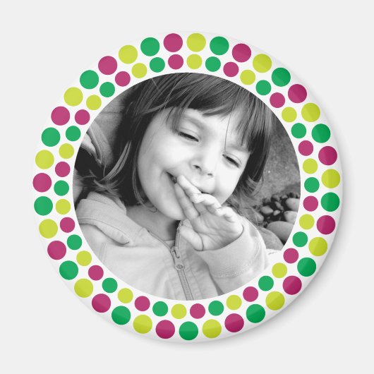 Vrolijk en helder 2010 Vakantie Foto Magneet (Voorkant)