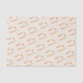 Vrolijk en helder chic Kerstmis Tissuepapier