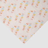 Vrolijk en helder chic Kerstmis Tissuepapier (Detail)