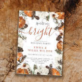 Vrolijk en helder Citrus Pine Vakantie Kaart