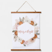 Vrolijk en helder citrus vakantiemuur hangend wandkleed (Voorkant)