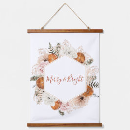 Vrolijk en helder citrus vakantiemuur hangend wandkleed