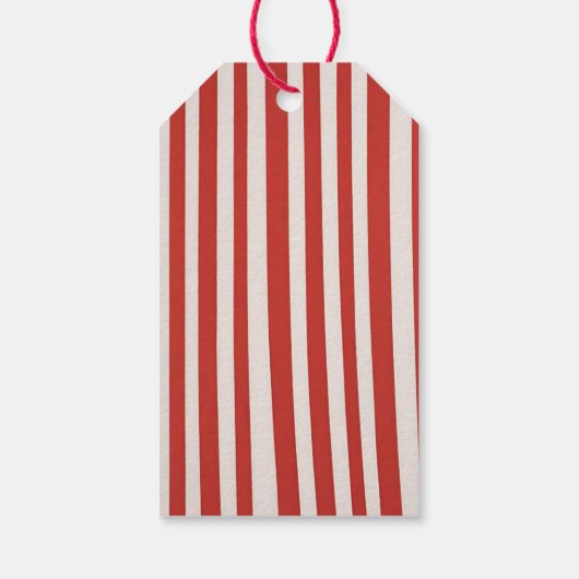 Vrolijk en helder cool kerstman cadeaulabel (Achterkant)