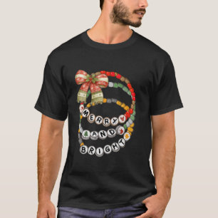 Vrolijk en helder Coquette Bow Kerstmis Vrouwen Me T-shirt