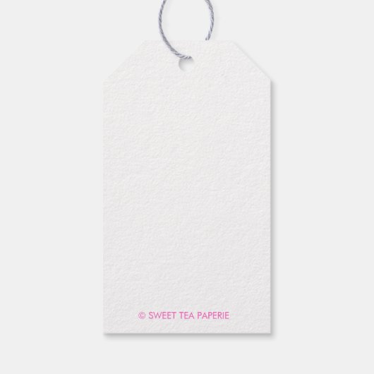 Vrolijk en helder Custom Gift Labels Cadeaulabel (Achterkant)