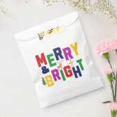 Vrolijk en helder dennenboom rendier sneeuwman bedankzakje (Gezegeld)