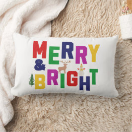 Vrolijk en helder dennenboom rendier sneeuwman kussen