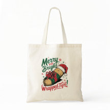 Vrolijk en helder: een feestelijke kerstburrito