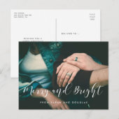 Vrolijk en helder Elegante vakantiefoto Briefkaart (Voorkant / Achterkant)