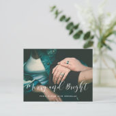 Vrolijk en helder Elegante vakantiefoto Briefkaart (Staand voorkant)