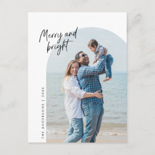 Vrolijk en helder, Familiefoto, Boog, Groet Briefkaart