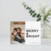 Vrolijk en helder familievakantie briefkaart (Staand voorkant)