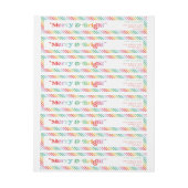 Vrolijk en helder feestelijk kleurrijke retro mini (Vel)