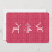 Vrolijk en helder foto kerst Wenskaart Kaart (Achterkant)