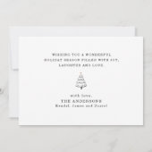 Vrolijk en helder fotofeest feestdagenkaart (Achterkant)