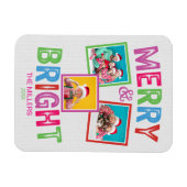 Vrolijk en helder fotofeest magneet (Horizontaal)