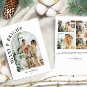 Vrolijk en helder gepersonaliseerde foto kerst Kaa Feestdagenkaart