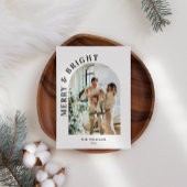 Vrolijk en helder gepersonaliseerde foto kerst Kaa Feestdagenkaart