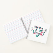 Vrolijk en helder - groen en roze notitieboek (Binnen)