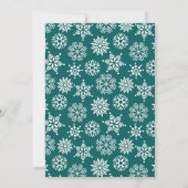 Vrolijk en helder groen & Faux Gold Foto Kerstmis Feestdagenkaart (Achterkant)