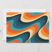 Vrolijk en helder Groovy Retro Foto Feestdagenkaart (Achterkant)