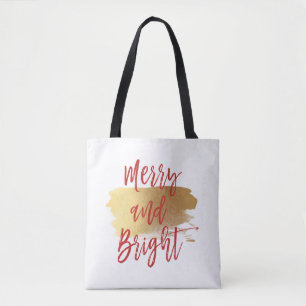 Vrolijk en Helder Hand Van letters voorzien Tote Bag