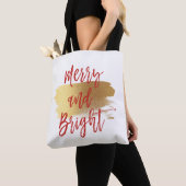 Vrolijk en helder handgeschreven script tote bag (Dichtbij)