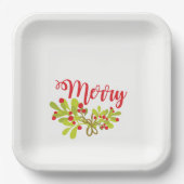 Vrolijk en helder Ivy feestje Papieren Bordje (Voorkant)