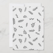 Vrolijk en helder kalligrafie kerstkaart kaart (Achterkant)