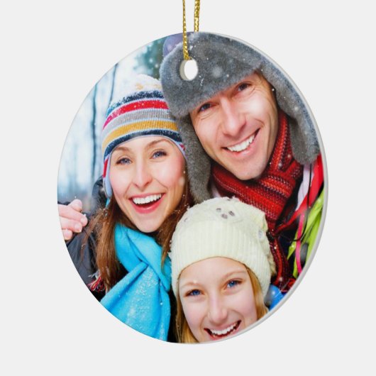 Vrolijk en helder Keepsake Photo Ornament (Links)