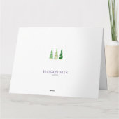 Vrolijk en helder - Kerst Kaart (Achterkant)