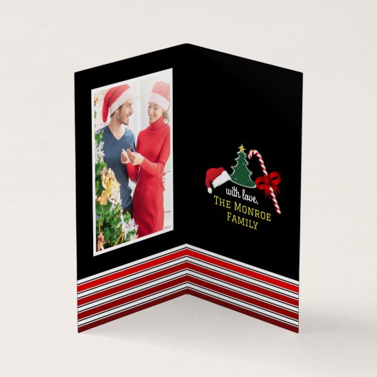 Vrolijk en helder, kerst Kaarten (Binnen)